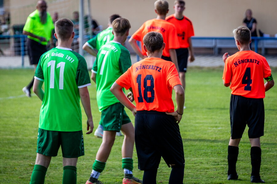 FSV Wacker Nünchritz U17 – FV Gröditz U17 – Bild 12