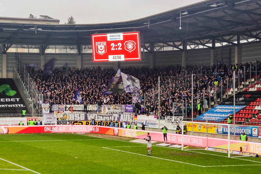 Hallescher FC – FC Erzgebirge Aue – Bild 7