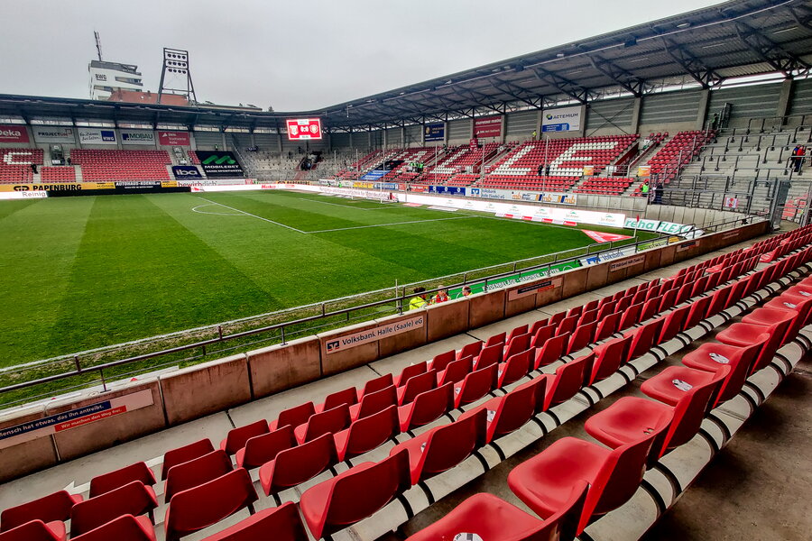 Hallescher FC – FC Erzgebirge Aue – Bild 2